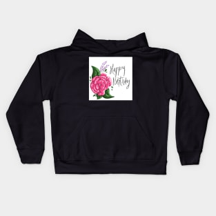 Rose - Happy Birthday Kids Hoodie